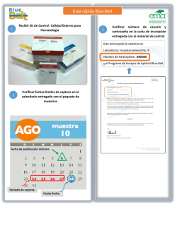 Gu&iacute;a r&aacute;pida Blue-Belt - CC-Lab