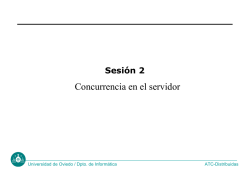 Concurrencia en el servidor