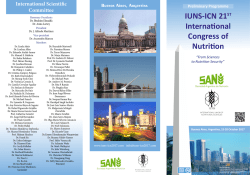 Preliminary Programme