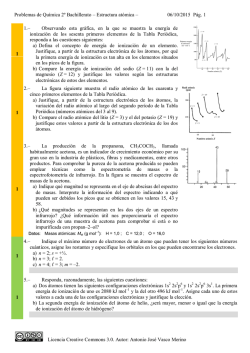 2&ordm; Bachillerato - Qu&iacute;mica - Problemas