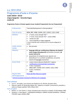 B1 - 30310 - Universit&agrave; Bocconi