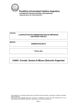 Caso: Telefnica de Argentina