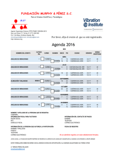 Formulario de Registro - Fundaci&oacute;n Murphy & P&eacute;rez SC
