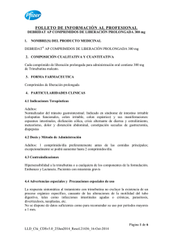Folleto de Informaci&oacute;n al Profesional - Autorizado