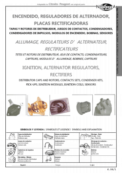 ENCENDIDO, REGULADORES DE ALTERNADOR