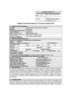 Programa del curso - Instituto de Matem&aacute;ticas