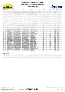 I RALLYE CANGAS DE ONIS