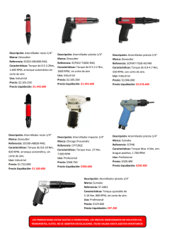 Descripci&oacute;n: Atornillador recto 1/4&rdquo; Marca: Desouter Referencia