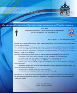 el Evangelio de la vida&rdquo; - dimensiondemisionesslp.org