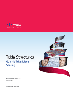 Gu&iacute;a de Tekla Model Sharing