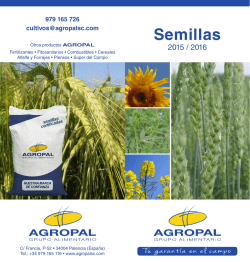 Semillas - AGROPAL