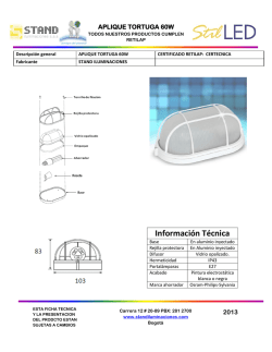 aplique-tortuga-60w - Standiluminaciones