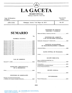 Resoluci&oacute;n Ministerial No. 004.01.2015. Actualizaci&oacute;n de las