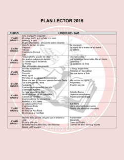 PLAN LECTOR 2015