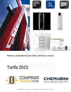 Tarifa motor Cherubini