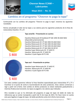 Chevron te paga la tapa