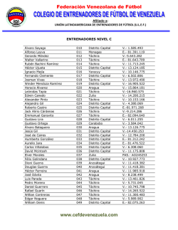 www.cefdevenezuela.com Federaci&oacute;n Venezolana de F&uacute;tbol