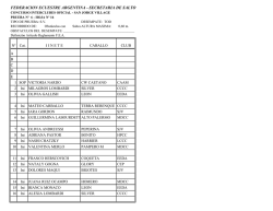 Participantes Domingo
