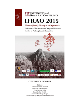 CONFERENCE PROGRAM - LED - Laboratorio de Edici&oacute;n Digital