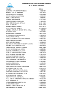 Listado 43 - Sistema de Ahorro y Capitalizaci&oacute;n de Pensiones de