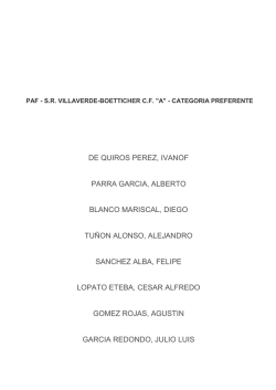 listado de alumnos que deben pasar reconocimiento