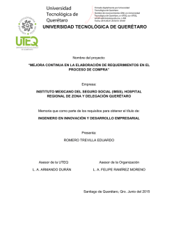 Manual para Elaboraci&oacute;n de Requerimientos