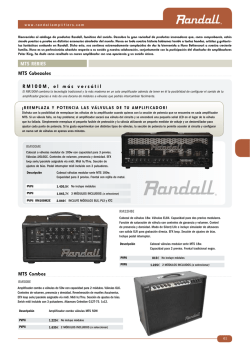 RM100M, el m&aacute;s vers&aacute;til MTS RERIES MTS Cabezales MTS Combos