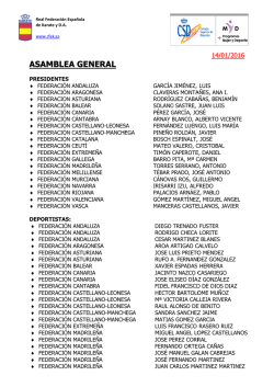 ASAM MBLEA A GENE ERAL