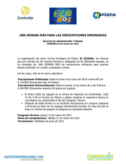 copa ciudad pereira comfamiliar categor&iacute;as menores