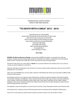 "to death with a smile" 2015 - 2016