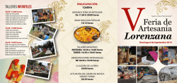 triptico v feria artesania de lorenzana