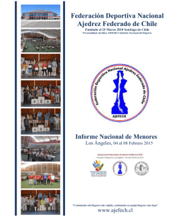 Federaci&oacute;n Deportiva Nacional Ajedrez Federado de