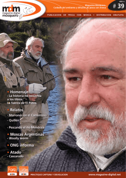 &bull; Homenaje &bull; Relatos &bull; Moscas Argentinas &bull; ONG informa &bull; Atado