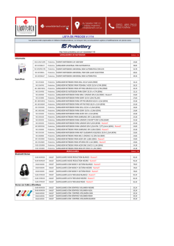 LISTA DE PRECIOS V.1114
