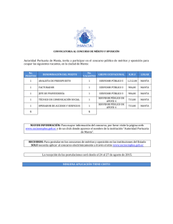 Autoridad Portuaria de Manta, invita a participar