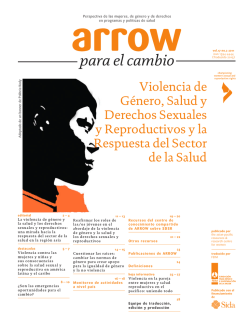 Violencia de g&eacute;nero, salud y derechos sexuales y reproductivos