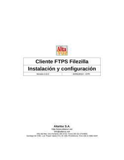 Cliente FTPS Filezilla Instalaci&oacute;n y configuraci&oacute;n