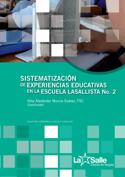 Sistematizaci&oacute;n de Experiencias Educativas en la Escuela