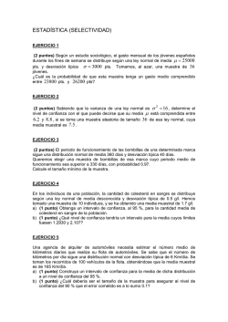 ESTADSTICA (SELECTIVIDAD)