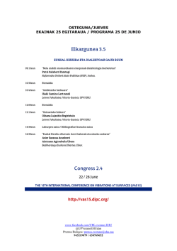 25 - Cursos de Verano UPV/EHUko Uda Ikastaroak