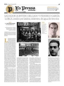 SALVADOR QUINTERO DELGADO Y FEDERICO GARC&Iacute;A