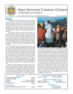 Reflection - Saint Anthony Catholic Church in El Segundo