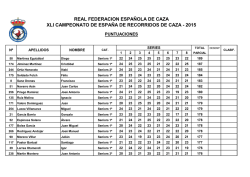 real federacion espa&ntilde;ola de caza xli campeonato de espa&ntilde;a de