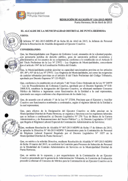 Municipalidad de Punta Hermosa soo STR/