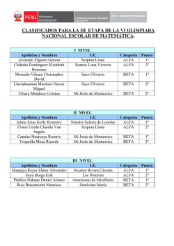 INFORME N&ordm; 2008