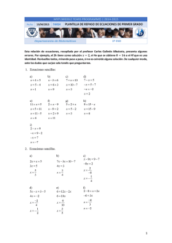 plantilla repaso ecuaciones de primer grado