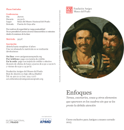 Folleto en PDF - Fundaci&oacute;n Amigos del Museo del Prado