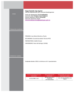 Edgar Rodolfo Ceja Aguilar PRIMARIA: Jose Maria Morelos y Pav&oacute;n