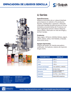 EMPACADORA DE LIQUIDOS SENCILLA