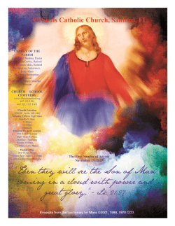 November 29, 2015 - All Souls Catholic Church